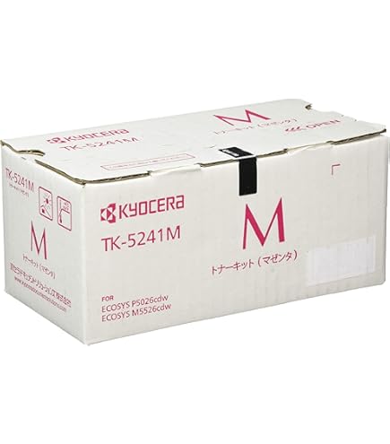 Amazon | 【KYOCERA純正】トナーカートリッジブラック TK-5241K(ECOSYS