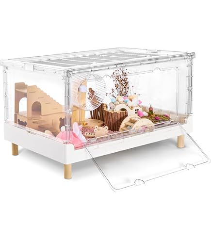 Amazon | ハムスター ケージ W60*D36*H45CM 大きい DIY 大空間 通気