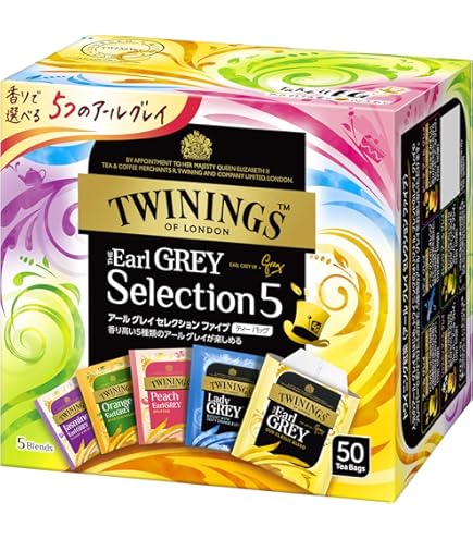 Amazon.co.jp: Twining Earl Grey Tea Bags (Pack of 4) : 食品・飲料
