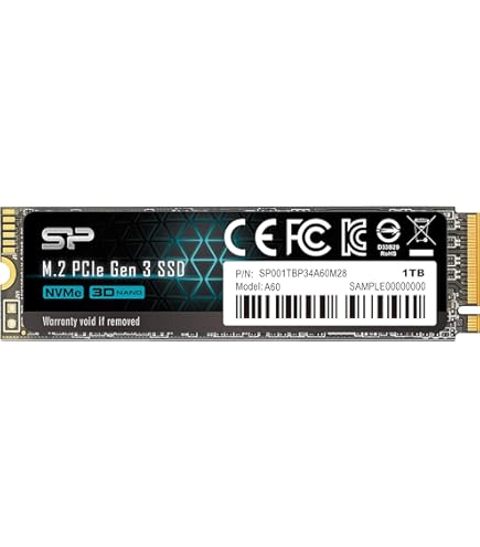 Amazon | Silicon Power (シリコンパワー) 1TB - NVMe M.2 PCIe Gen3x4