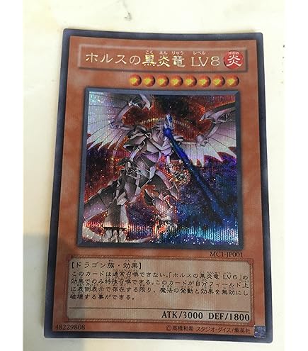 ホルスの黒炎竜 LV8 レリーフ PSA10 遊戯王 SOD-JP008 ホルスの黒炎竜