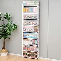 Amazon｜山善(YAMAZEN) 本棚 (突っ張り) 大容量 スリム 全体耐荷重180