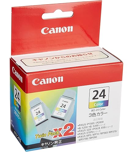 Amazon.co.jp: Canon キヤノン 純正 インクカートリッジ BCI-24 Color