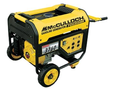 McCulloch 3,760 Watt 6.5 HP 4-Cycle Gas Powered Portable Generator