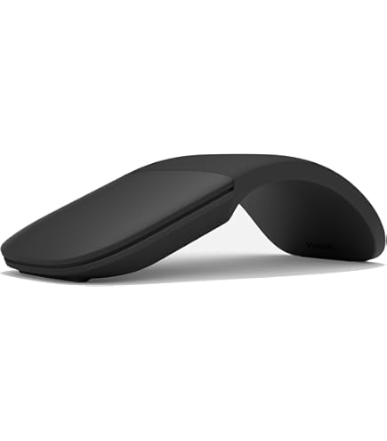 Amazon.com: Microsoft Arc Mouse - Black. Sleek,Ergonomic design