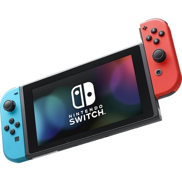 Amazon.com: Nintendo Switch with Neon Blue and Red Joy-Con