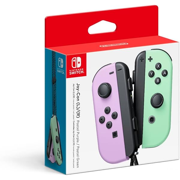 Amazon.com: Joy-Con (L)/(R) - Pastel Purple/Pastel Green (Japan