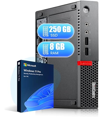 Amazon.com: Lenovo ThinkCentre M710q Tiny - 10MR0004US (Core i5