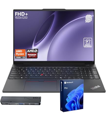 Amazon.com: Lenovo ThinkPad X395 Laptop, 13.3