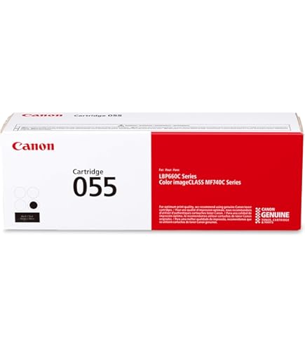 Amazon.com: 055 Toner Cartridge Set (4-Pack, Black, Cyan, Magenta