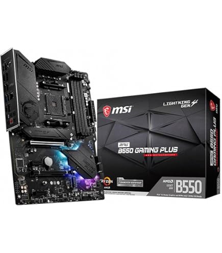 Amazon.com: MSI MPG B550 GAMING PLUS Desktop Motherboard - AMD