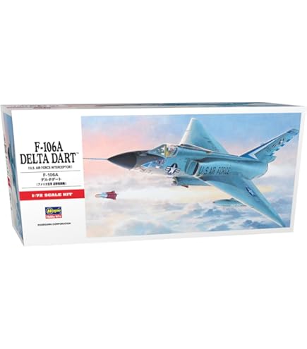 Amazon.com: Hasegawa HAC11 1:72 Scale F-106A Delta Dart Model