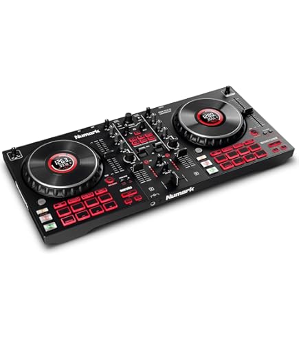Amazon.com: Numark Mixtrack Quad Four Deck USB DJ Controller with