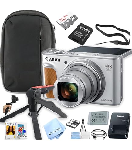 Amazon.com : Canon PowerShot SX740 HS Digital Camera (Silver