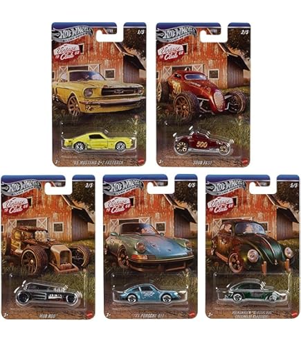 Amazon.com: Hot Wheels 2024 Vintage Racing Club Set of 5 Diecast