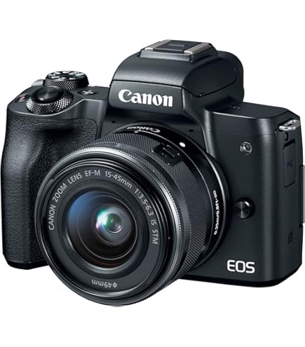 Amazon.com : Canon EOS M50 Mirrorless Camera Kit w/EF-M15-45mm and