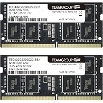 TEAMGROUP Elite DDR4 64GB Kit (2 x 32GB) 3200MHz PC4-25600 CL22