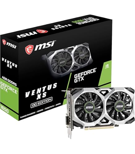 Amazon.com: MSI GeForce GTX 1650 D6 Ventus XS OC Graphics Card