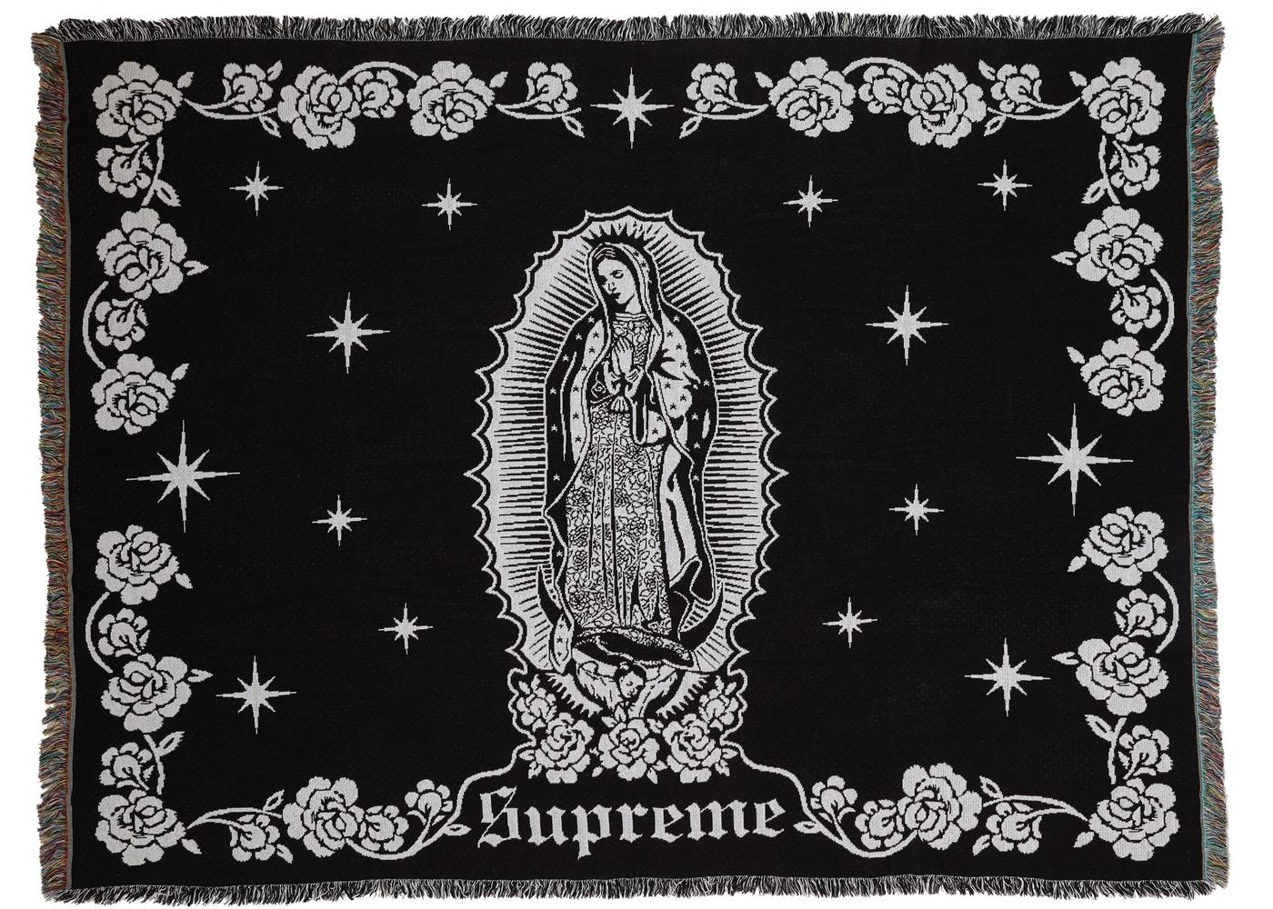 Supreme Virgin Mary Blanket Black Fall/Winter 2018