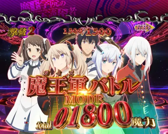 魔王学院の不適合者（パチンコ）】魔王学院RUSHの詳細