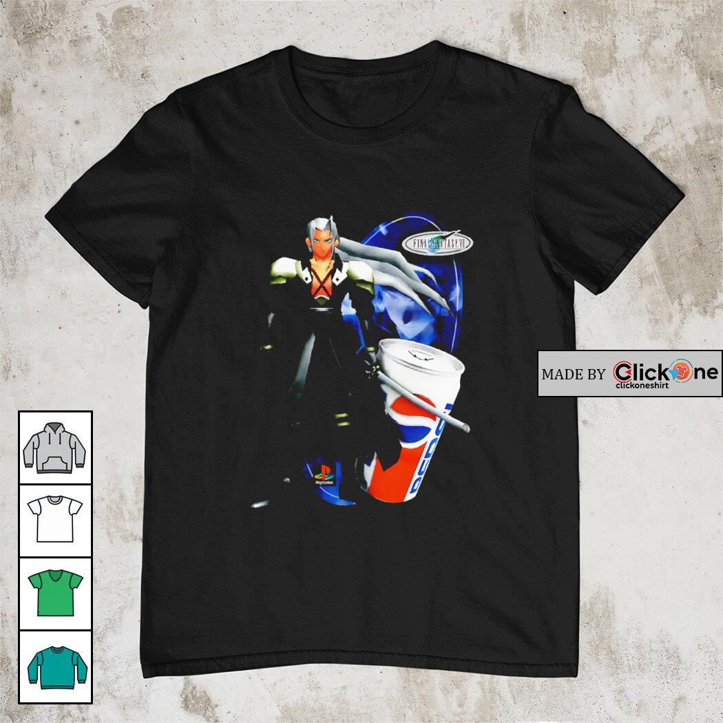 Sephiroth Final Fantasy VII Pepsi shirt, hoodie, sweater