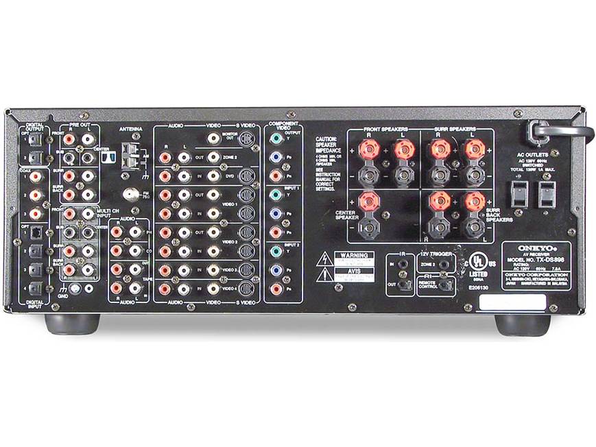 Onkyo TX-DS898 A/V Receiver THX Select, THX Surround EX, DTS-ES