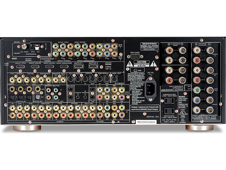 Marantz SR8002 THX Select2™ home theater receiver with HDMI