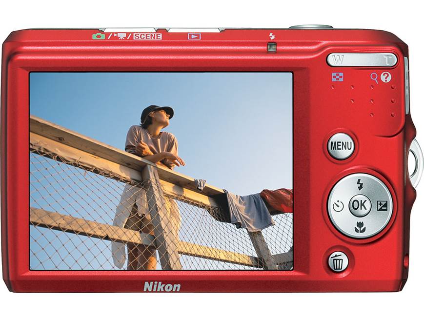 Nikon Coolpix L18 (Blue) 8-megapixel digital camera with 3X