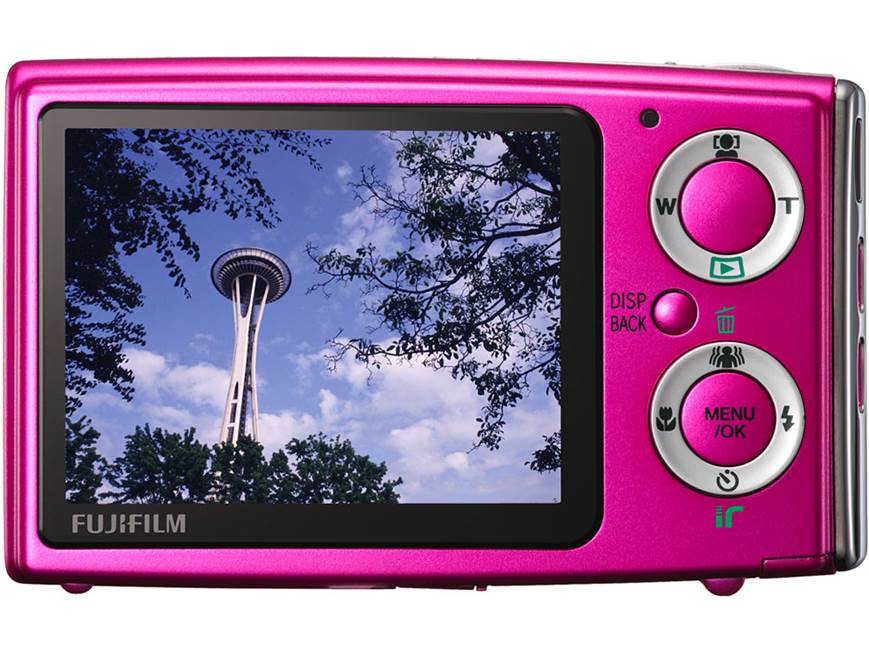 Fujifilm FinePix Z20fd (Pink) 10-megapixel digital camera with 3X