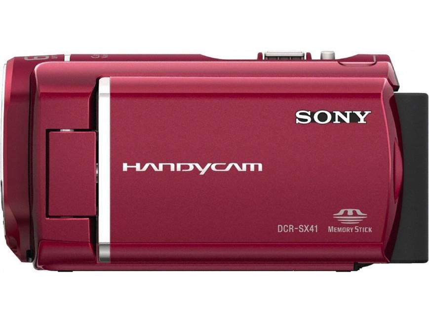 Sony DCR-SX41 Handycam® (Red) 8GB flash memory/Memory Stick