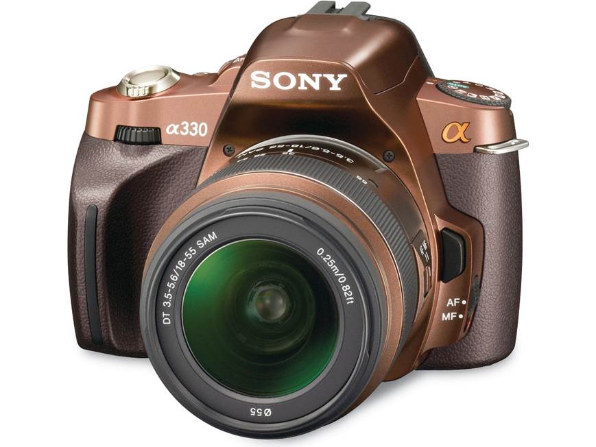 Sony Alpha DSLR-A330 Kit (Brown) 10.2-megapixel digital SLR camera