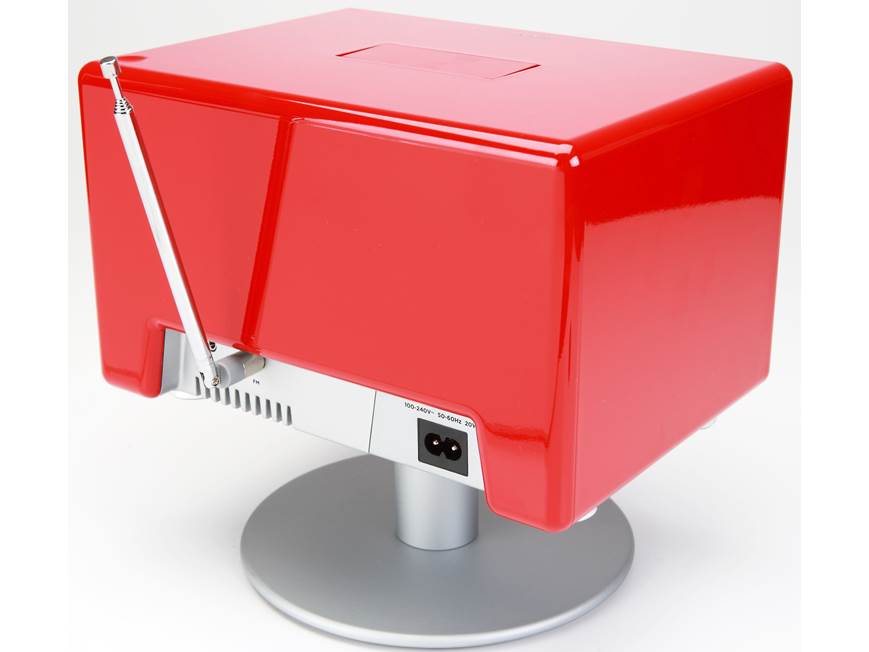 Geneva Sound System Model S (Red) Clock Radio with dock for iPod