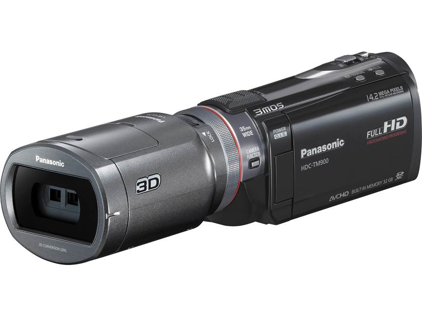 Panasonic HDC-TM900 HD camcorder with 32GB flash memory, 3D-ready