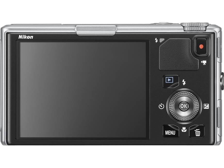 Nikon Coolpix S9500 (Silver) 18.1-megapixel digital camera with