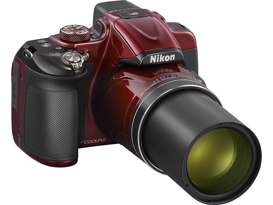 Nikon Coolpix P600 (Red) 16.1-megapixel digital camera with 60X