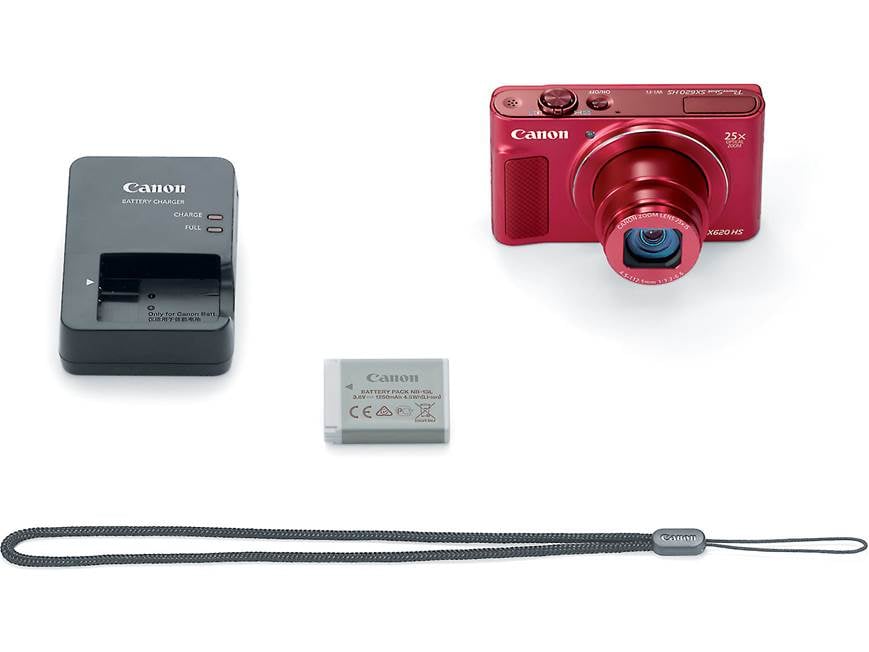 Canon PowerShot SX620 HS (Red) 20.2-megapixel digital camera with