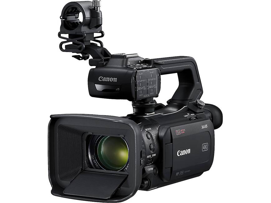 Canon XA55 Professional 4K Ultra HD camcorder at Crutchfield