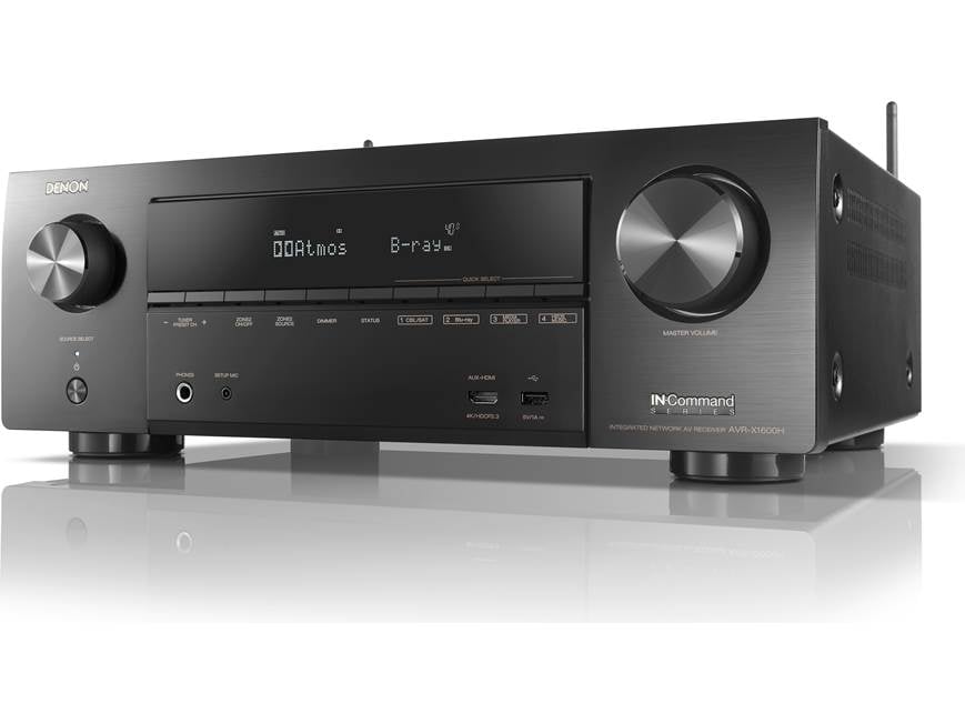 Denon AVR-X1600H 7.2-channel home theater receiver with Wi-Fi