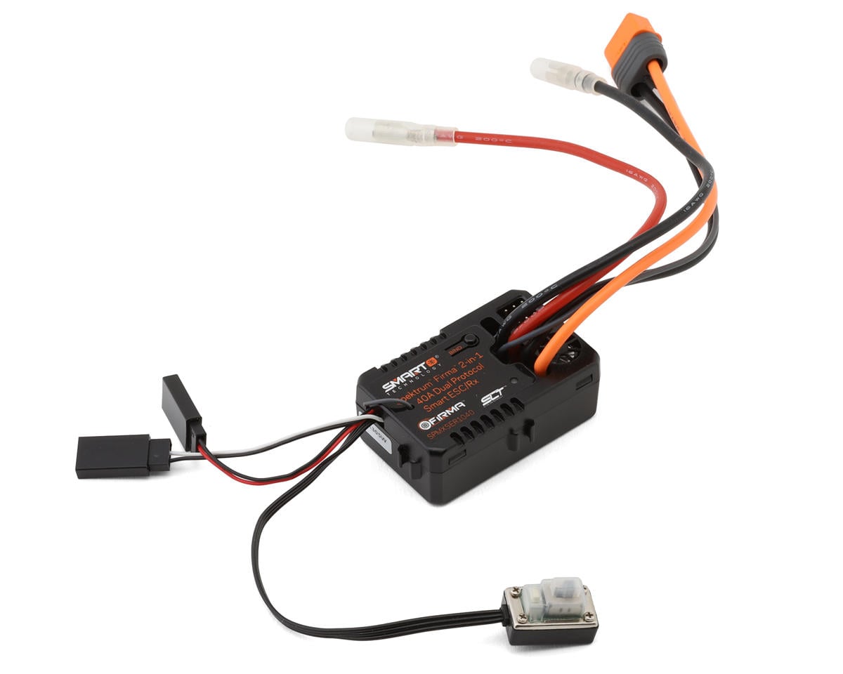Spektrum RC Firma 40 Amp Brushed Smart 2-in-1 ESC & Dual Protocol