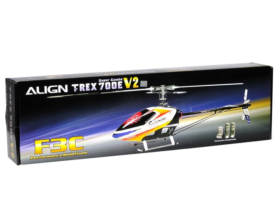 Align T-Rex 700E V2 F3C Super Combo w/Motor, ESC, 4 Servos, 2 Tail
