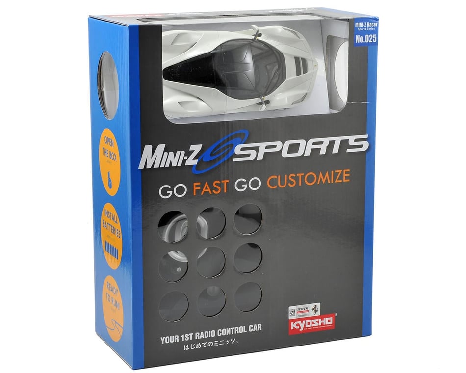 Kyosho MR-03S Mini-Z Racer Sports ReadySet w/LaFerrari Body (White