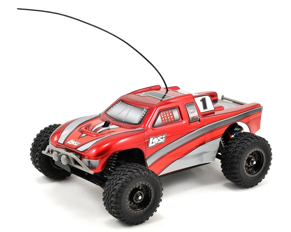 Losi 1/36 Micro Desert Truck RTR (Red) [LOSB0233T1] - AMain Hobbies