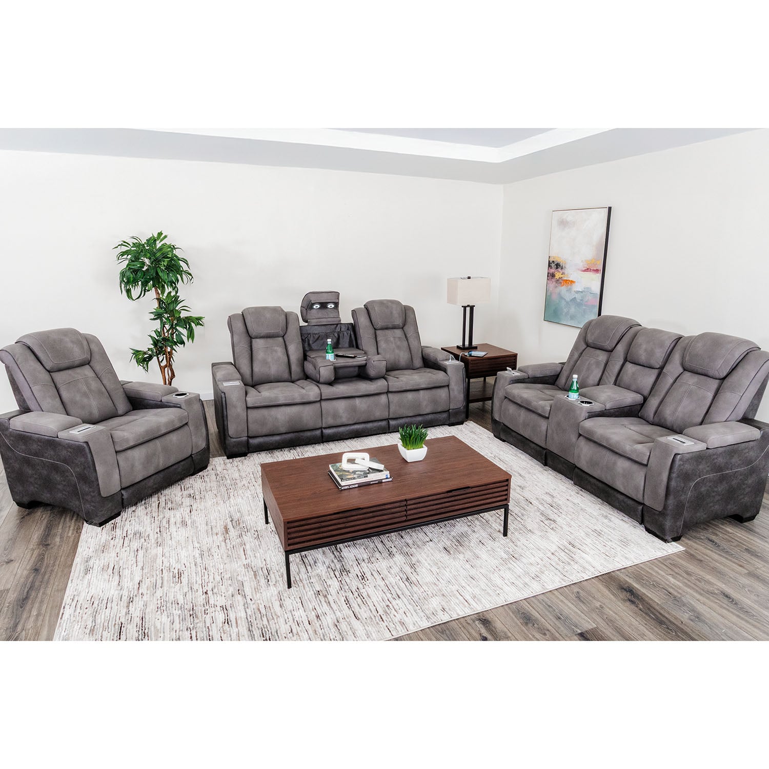 Nex Gen Gray Dual Power Zero Gravity Recliner - Ashley Furniture