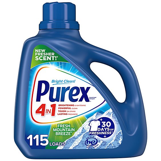 Purex Dirt Lift Action Mountain Breeze Liquid Laundry Detergent