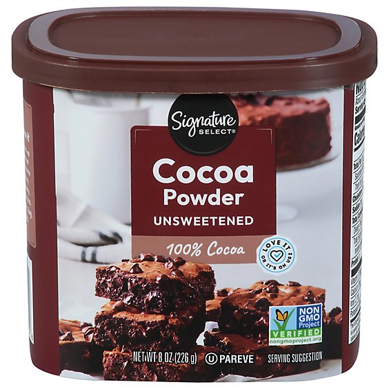 Signature SELECT Cocoa Powder Unsweetened - 8 OZ - jewelosco
