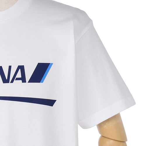 ANAオリジナル＞ビッグロゴ・フロントプリントTシャツ(ホワイト)