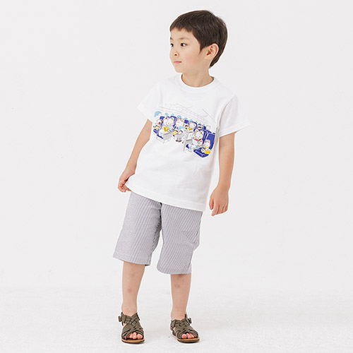 ANAオリジナル＞familiar for ANA Tシャツ100cm （飛行機のなかデザイン）