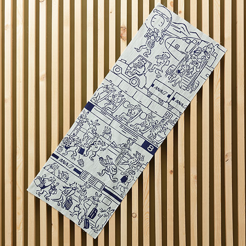 ANAオリジナル＞かまわぬ for ANA てぬぐい 鳥獣戯画