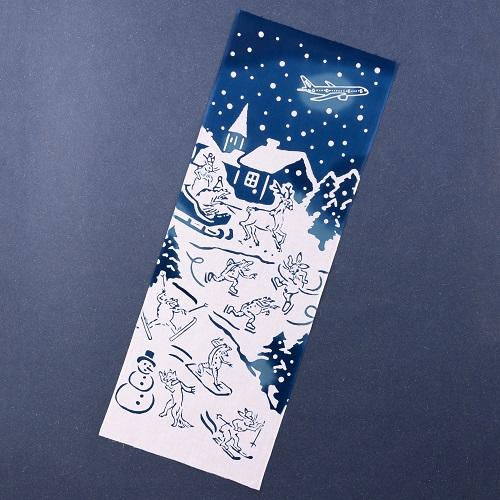 ネコポス便】＜ANAオリジナル＞かまわぬ for ANA てぬぐい 鳥獣戯画