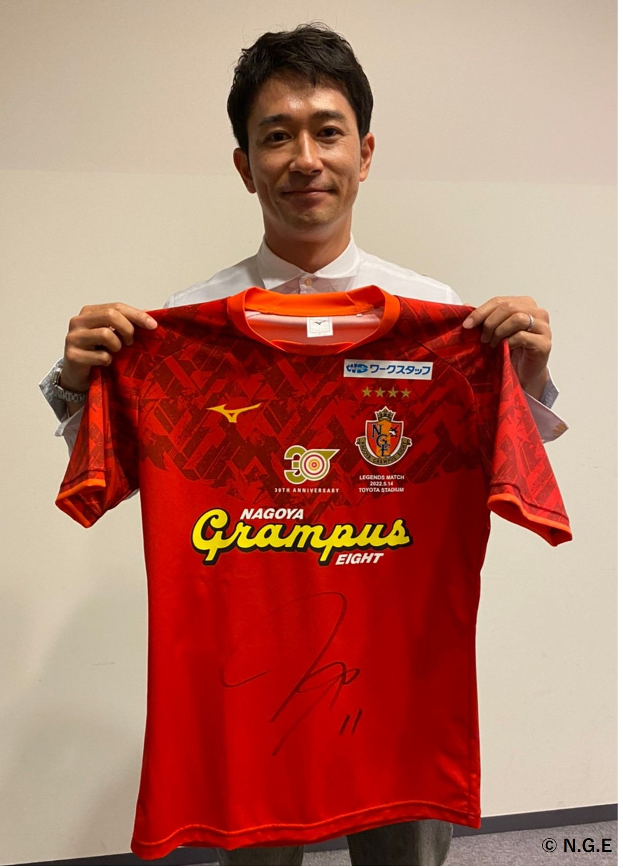 2009 Jリーグ 名古屋グランパス 玉田圭司 直筆サインカード □玉田圭司